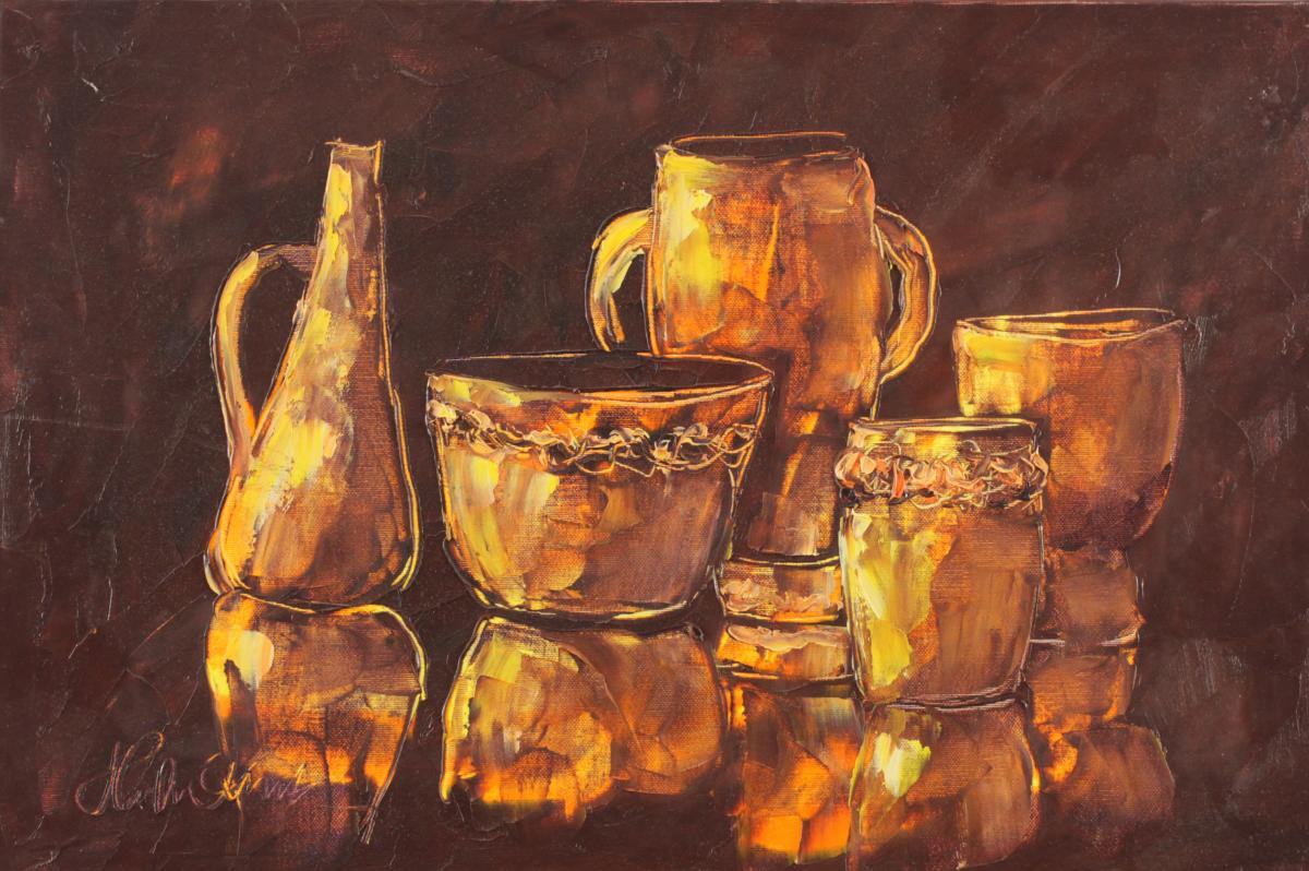 martwa natura z naczyniami