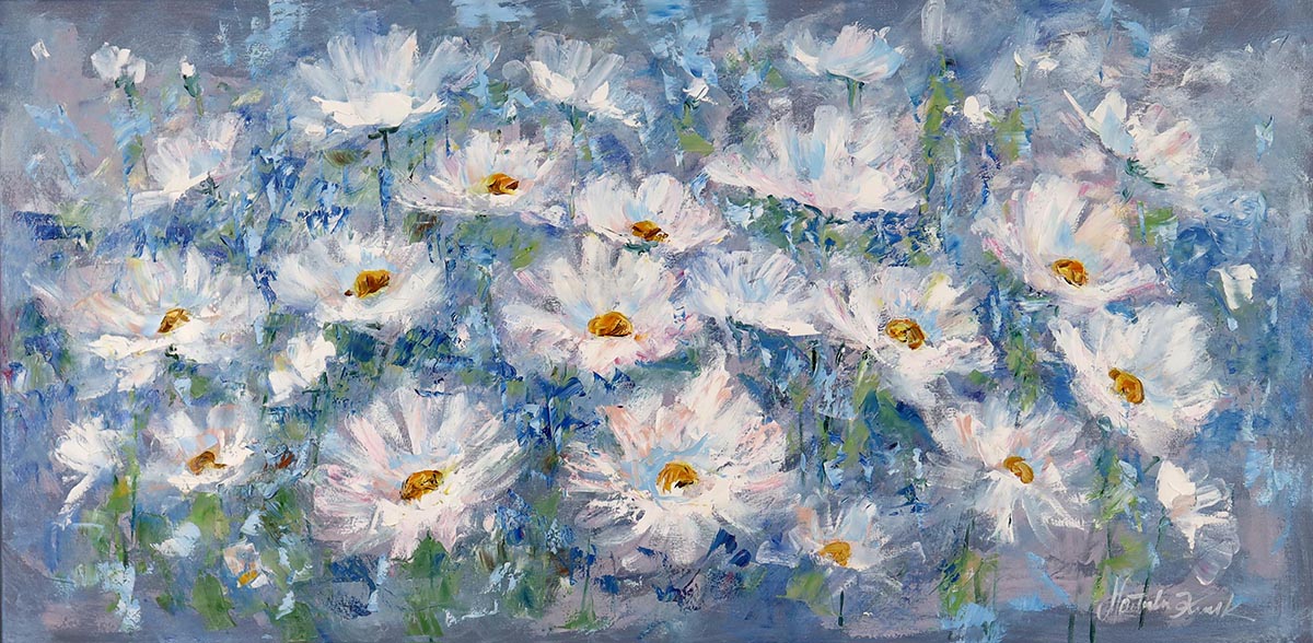 Rumianki w błękicie