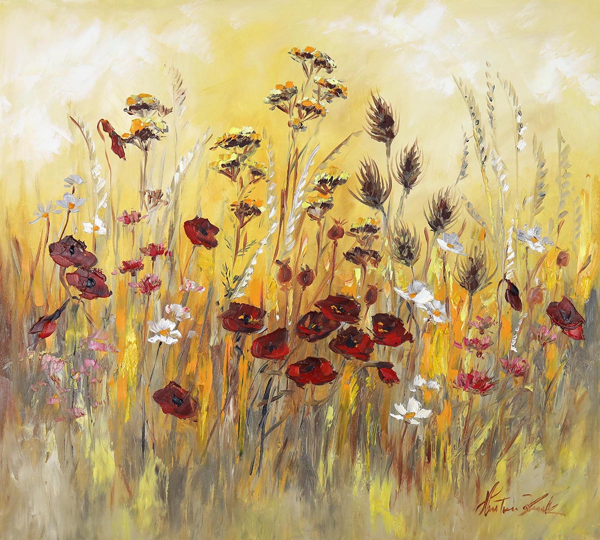 Słoneczny wieczór. 