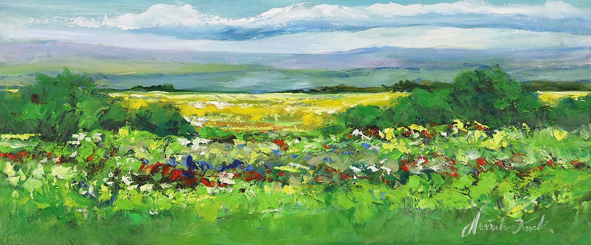 Pejzaż gorącego lata