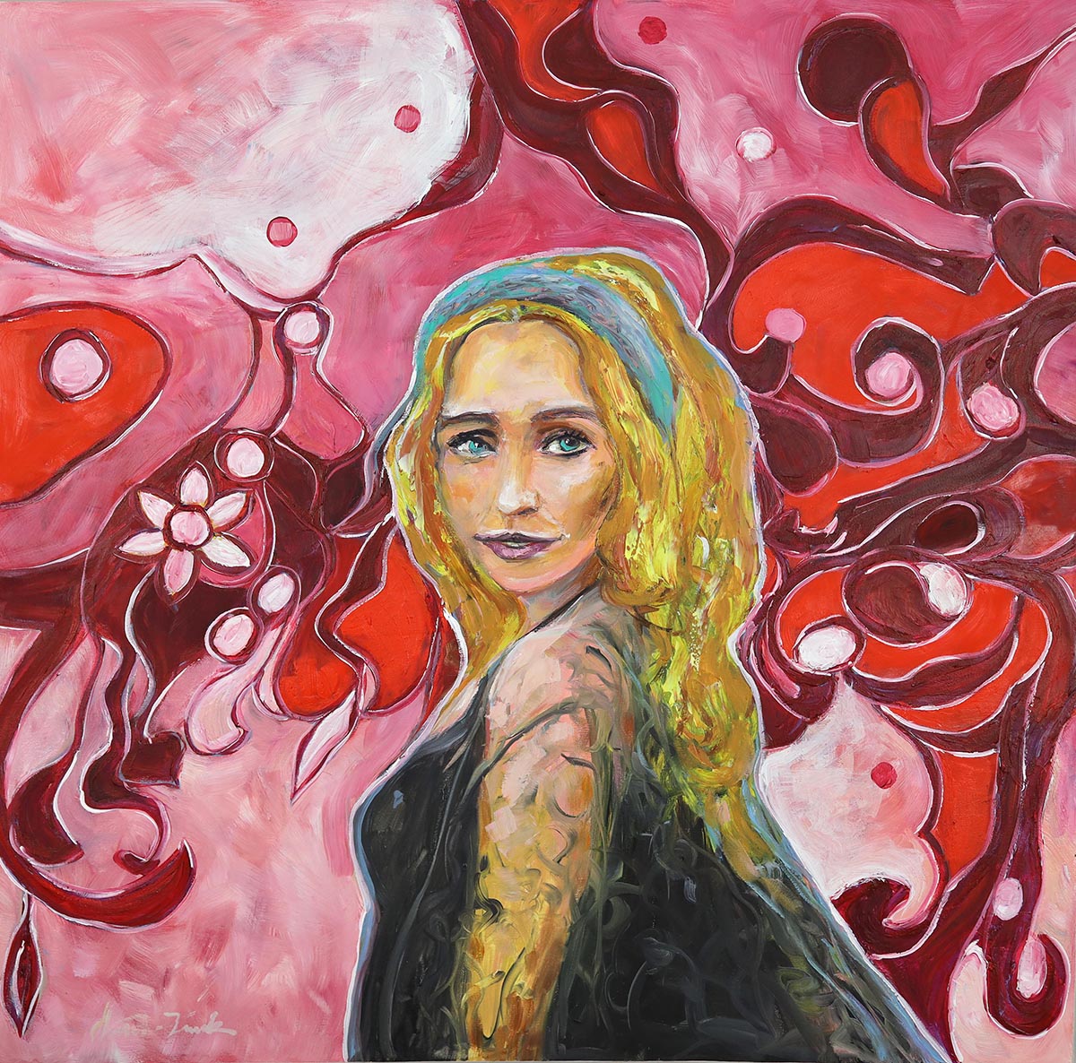 Turkusowa dziewczyna