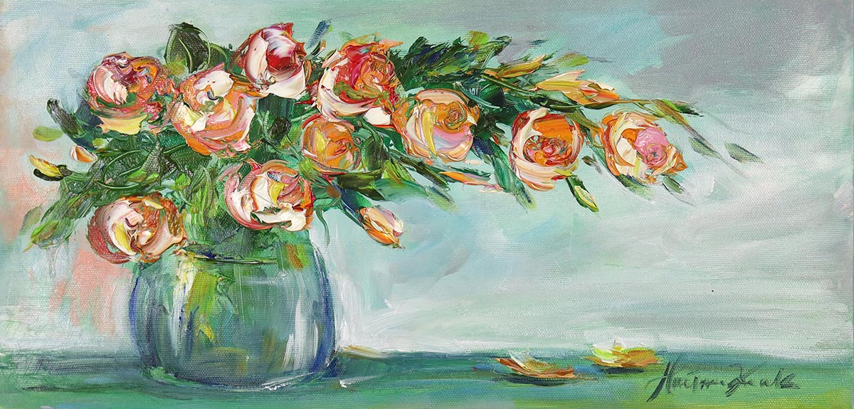 Róże w wazonie