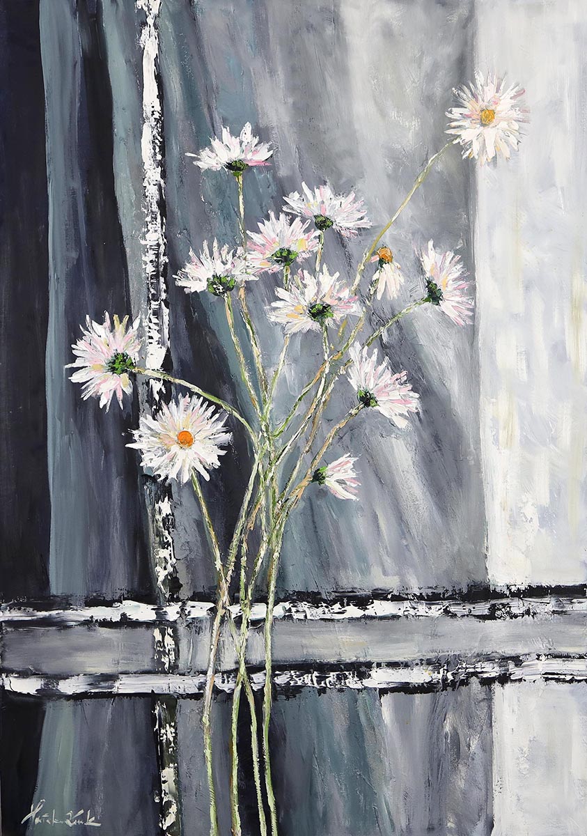 Kompozycja z rumiankami  