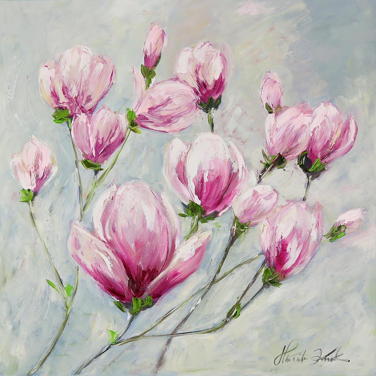 Kwiaty magnolii