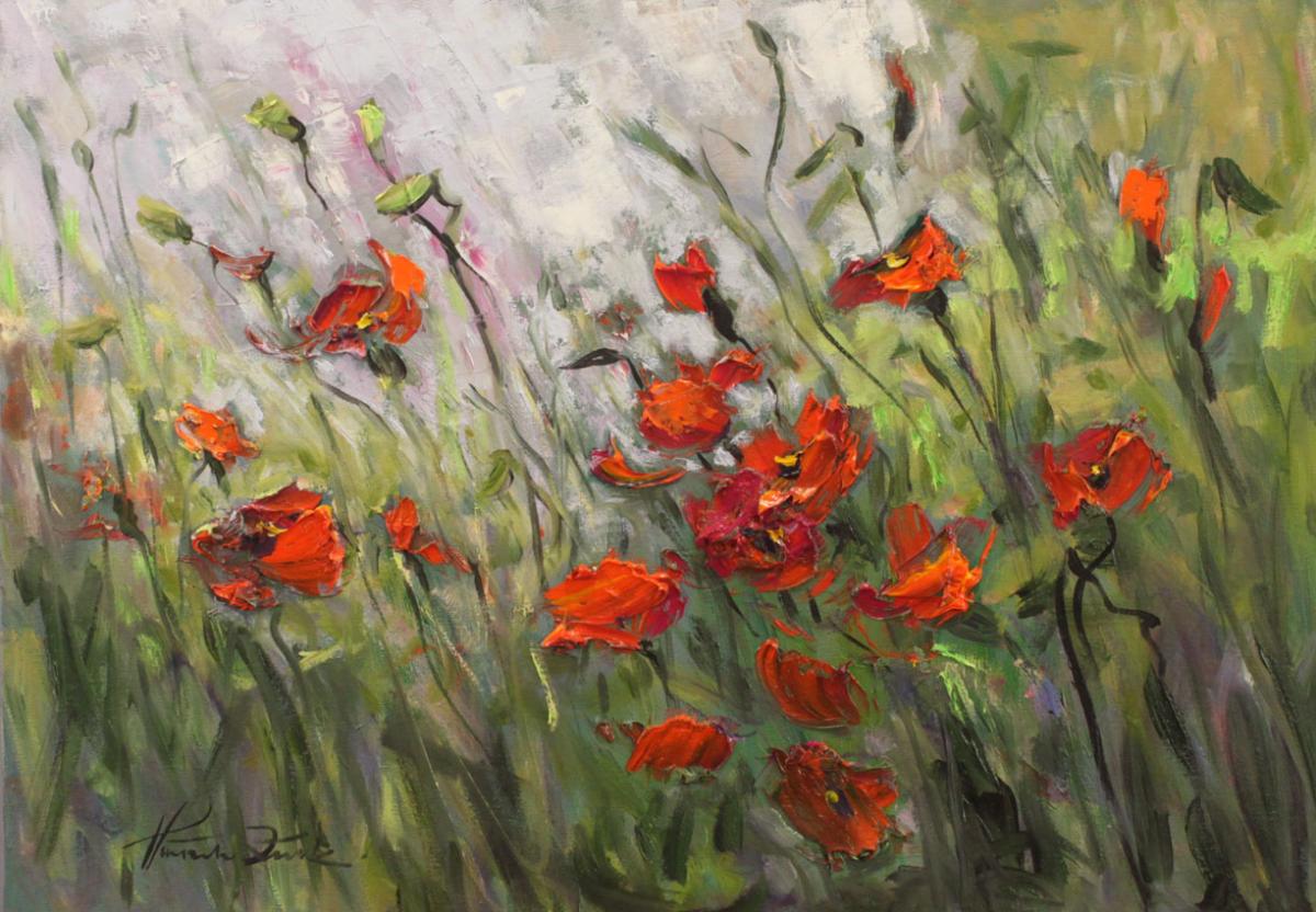 maki zagubione w trawach